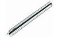 Rumold Reduktionsmassstab weiss Ingenieur DIN: 1:2,5/5/10/20/50/100