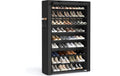 Songmics Schuhgestell, 8 verstellb.Ablagen 85x28x162 cm (BxTxH), Stahl,Textil,Kunstst.