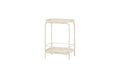 Vasagle Couchtisch Creme 40x30x56 cm (BxTxH), Stahl