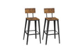 Vasagle Barhocker, 2er Set 45.4x45.4x102.2 cm, Spanplatte, Stahl