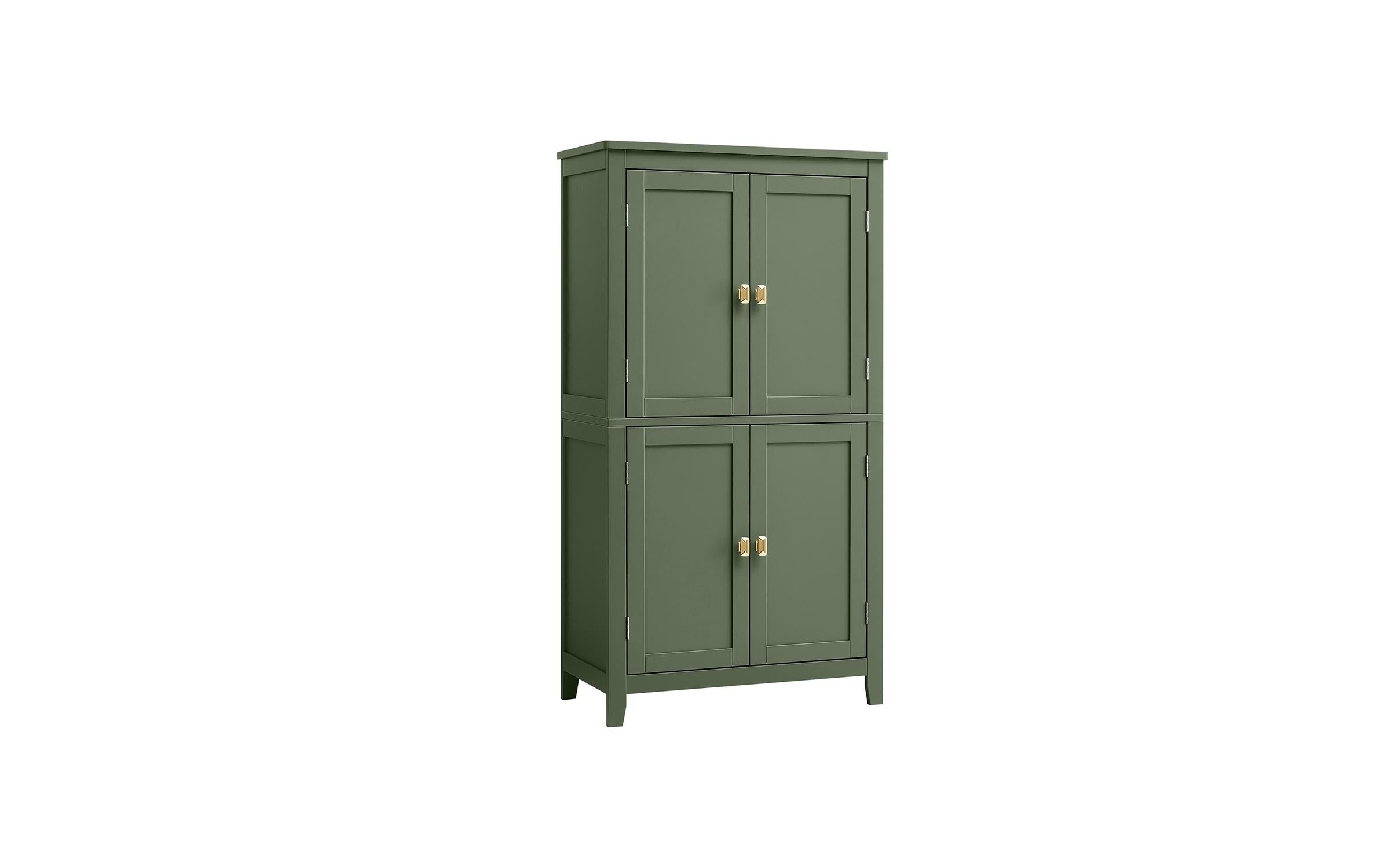 Vasagle Kommode Grün MDF, 60x30x110 cm (BxTxH)