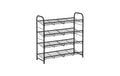 Songmics Schuhgestell, 4 Ablagen 68.5x27.5x65 cm  (BxTxH), Stahl