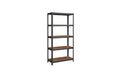 Songmics Regal Industrial, 180x90x40 cm (BxTxH), 5 Ablagen, MDF, Stahl