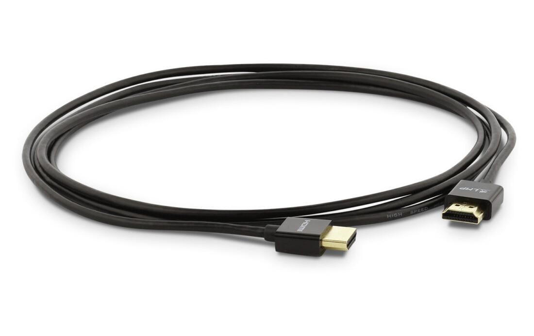 HDMI Kabel, 2m schwarz 4K@60Hz, super slim