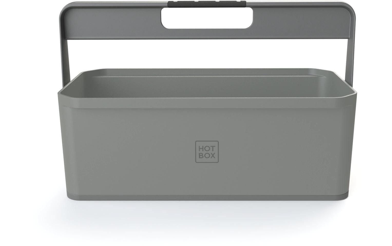 Hotbox 4 Mini Schreibtisch Organzizer grau, 2 in 1 mit Softgrip