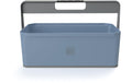 Hotbox 4 Mini Schreibtisch Organzizer blau, 2 in 1 mit Softgrip