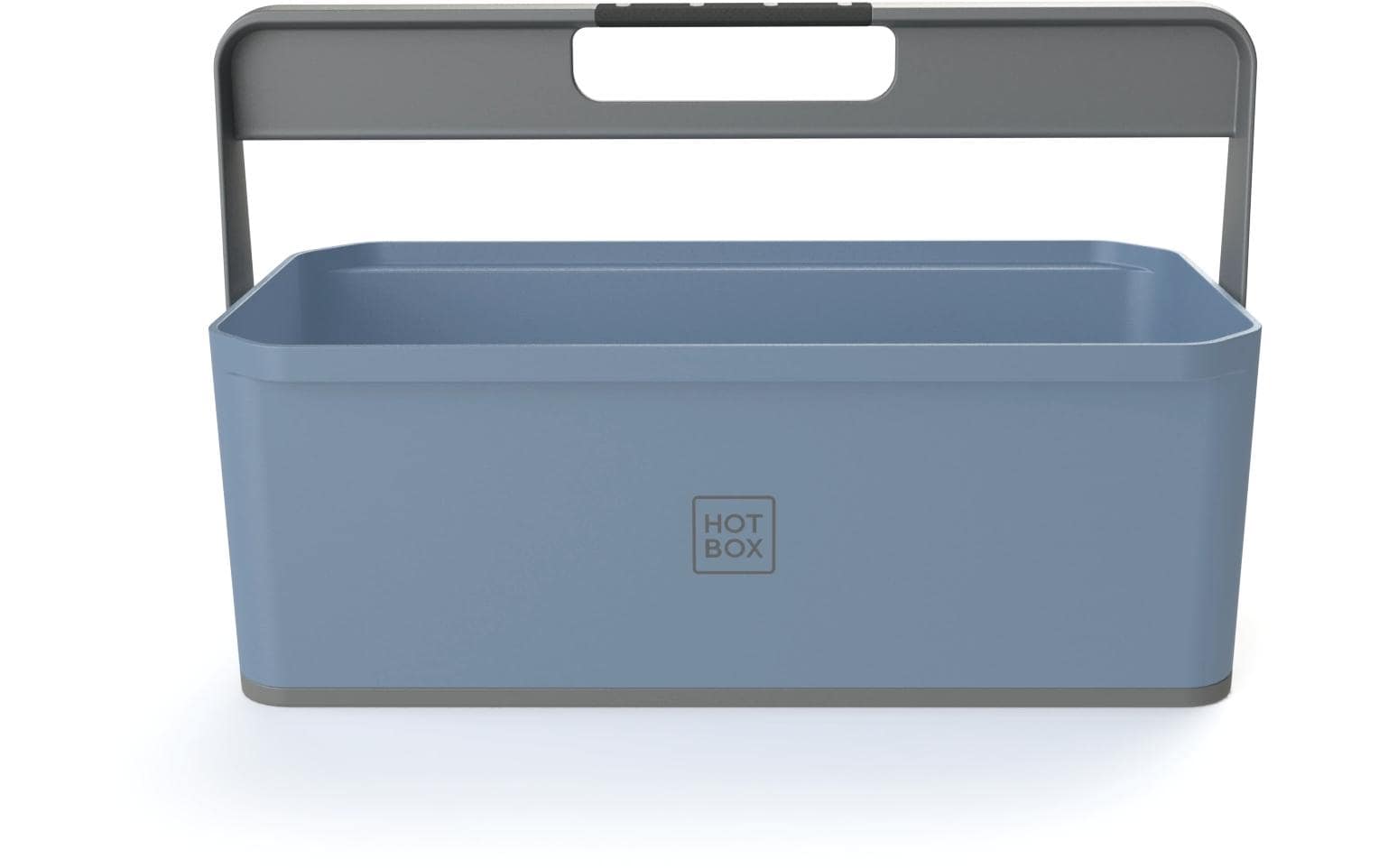 Hotbox 4 Mini Schreibtisch Organzizer blau, 2 in 1 mit Softgrip