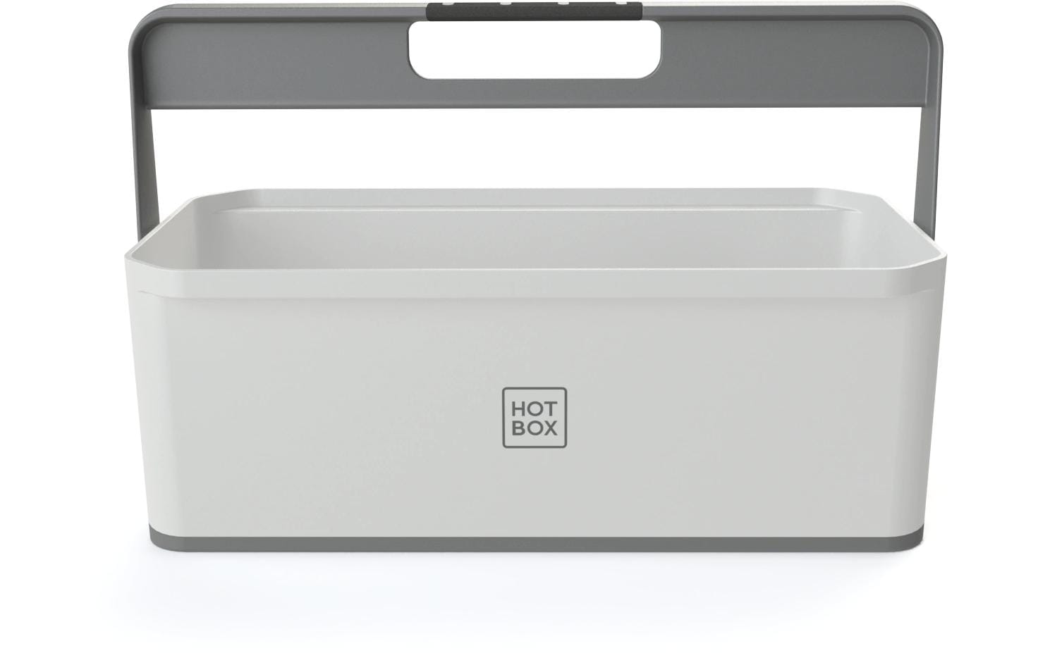 Hotbox 4 Mini Schreibtisch Organzizer weiss, 2 in 1 mit Softgrip