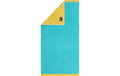 Cawö Duschtuch Lifestyle Splash 70 x 140 cm, Türkis/Apricot