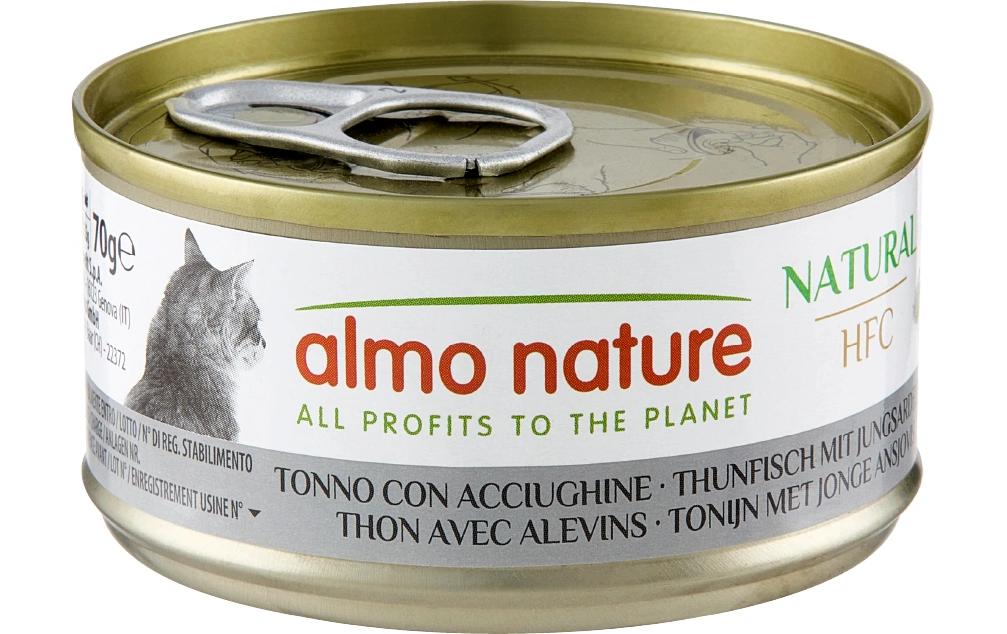 Almo Nature Nassfutter HFC Natural Thunfisch/Sardellen Dose 70g
