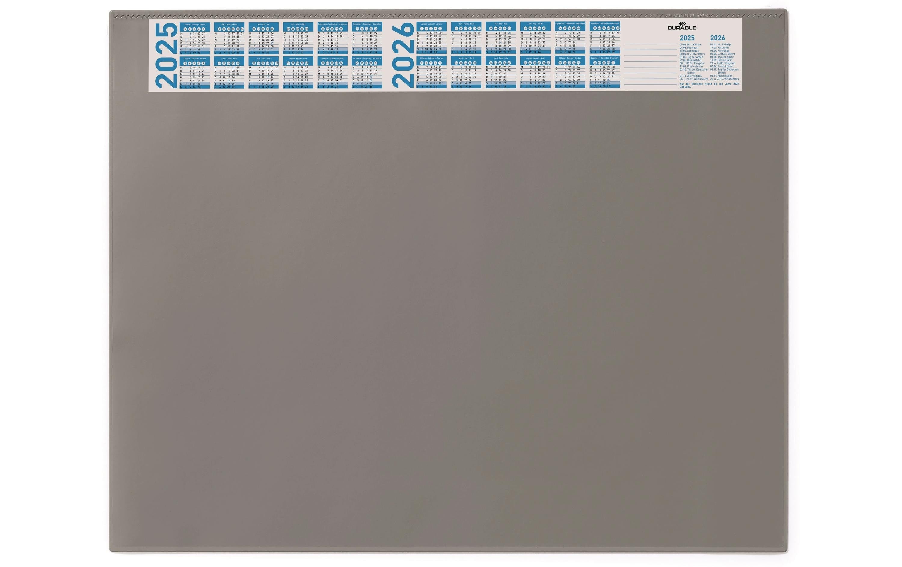 Durable Schreibunterlage grau , 1 Stk.