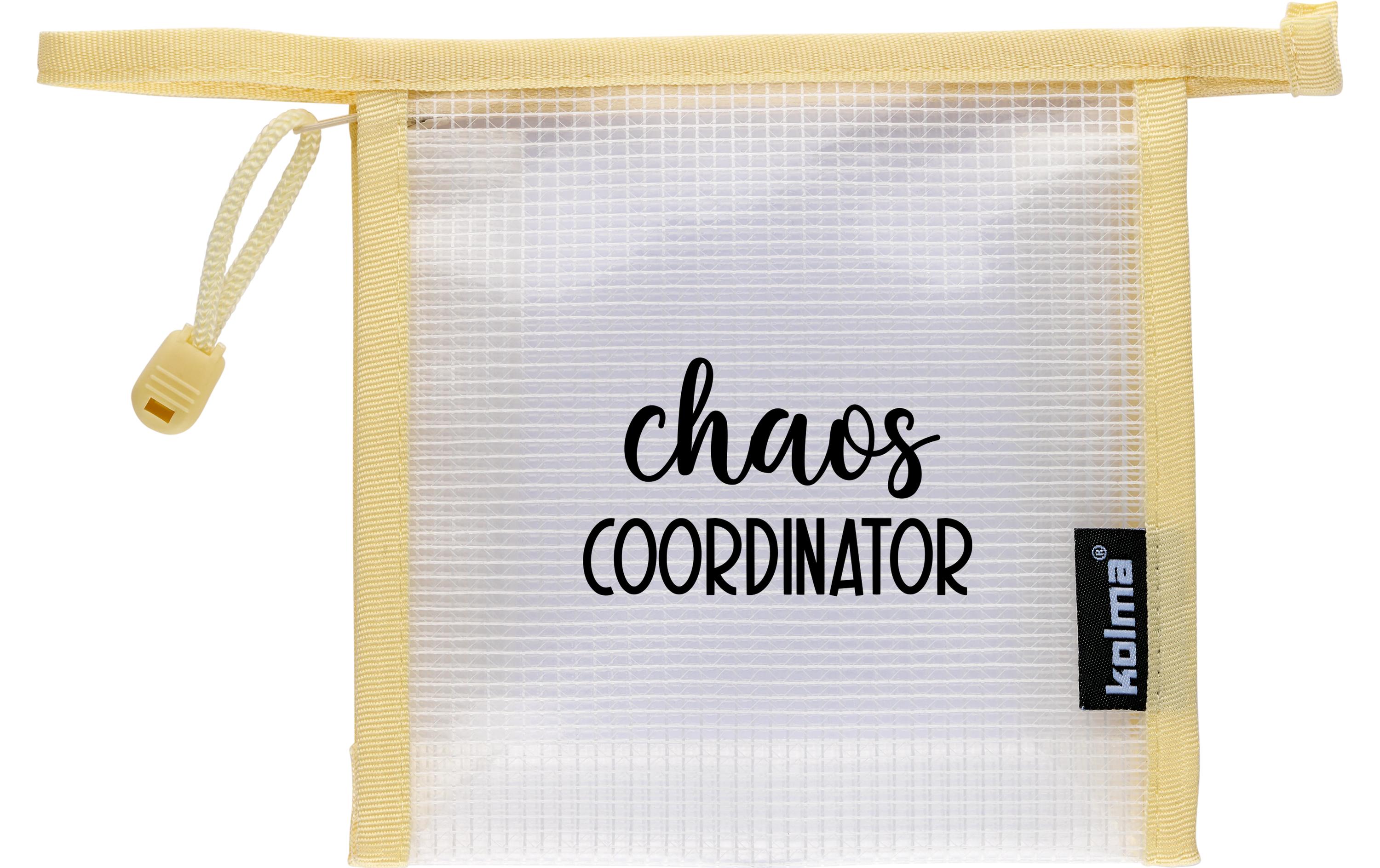 Reissverschlusstasche Mesh Bag crème chaos Coordinator 15x15x5.5cm