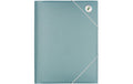 Gummizugmappe Weizenstroh A4 blau
