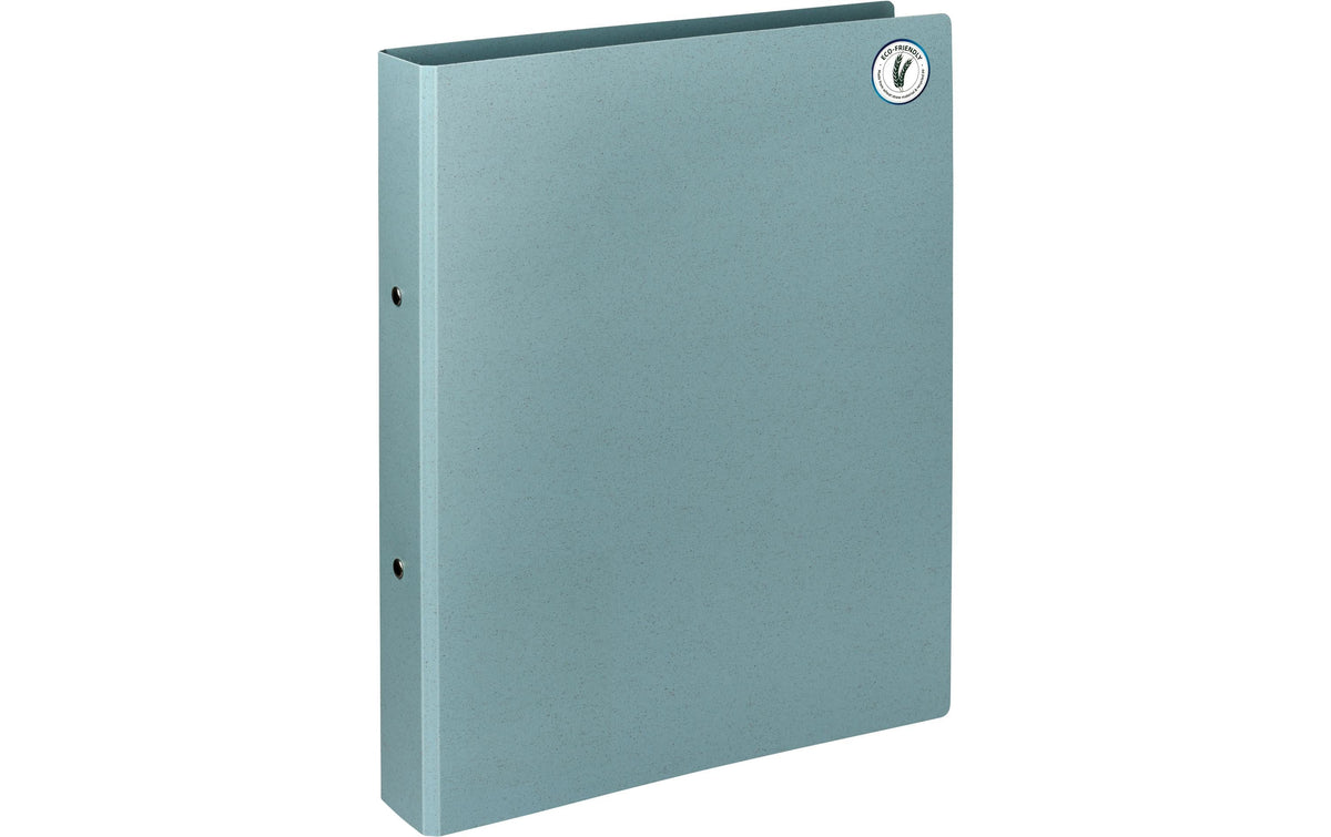 Ringbuch Weizenstroh A4 2 Ringe, blau Füllhöhe 35 mm