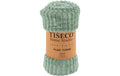 Tiseco Decke Ribble Mikroflanell 130x160 cm grün