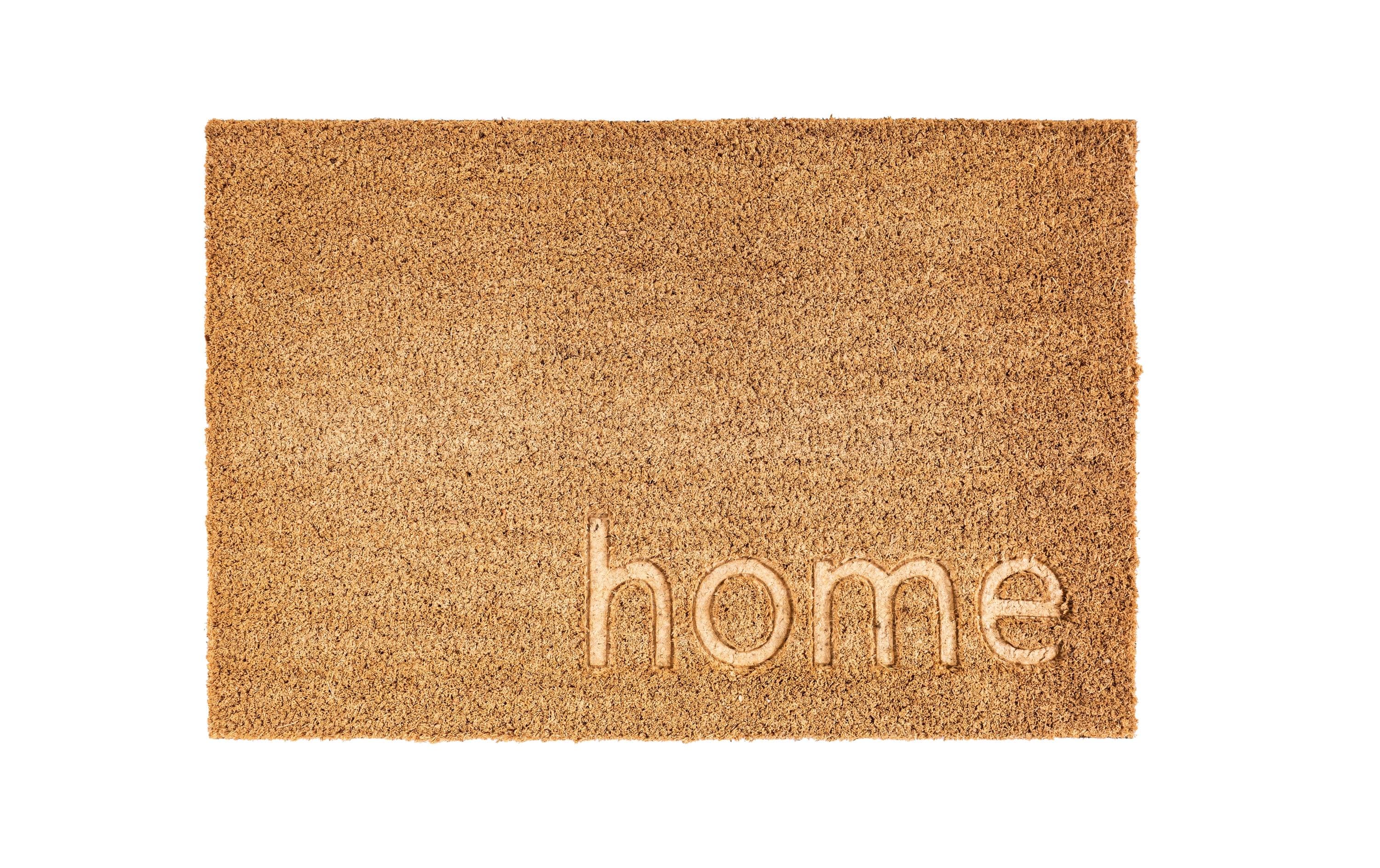 Tiseco Türmatte Kokos Heim 40x60 cm braun