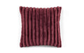 Tiseco Dekokissen Rabbit Stripe 45x45 cm bordeaux, gefüllt