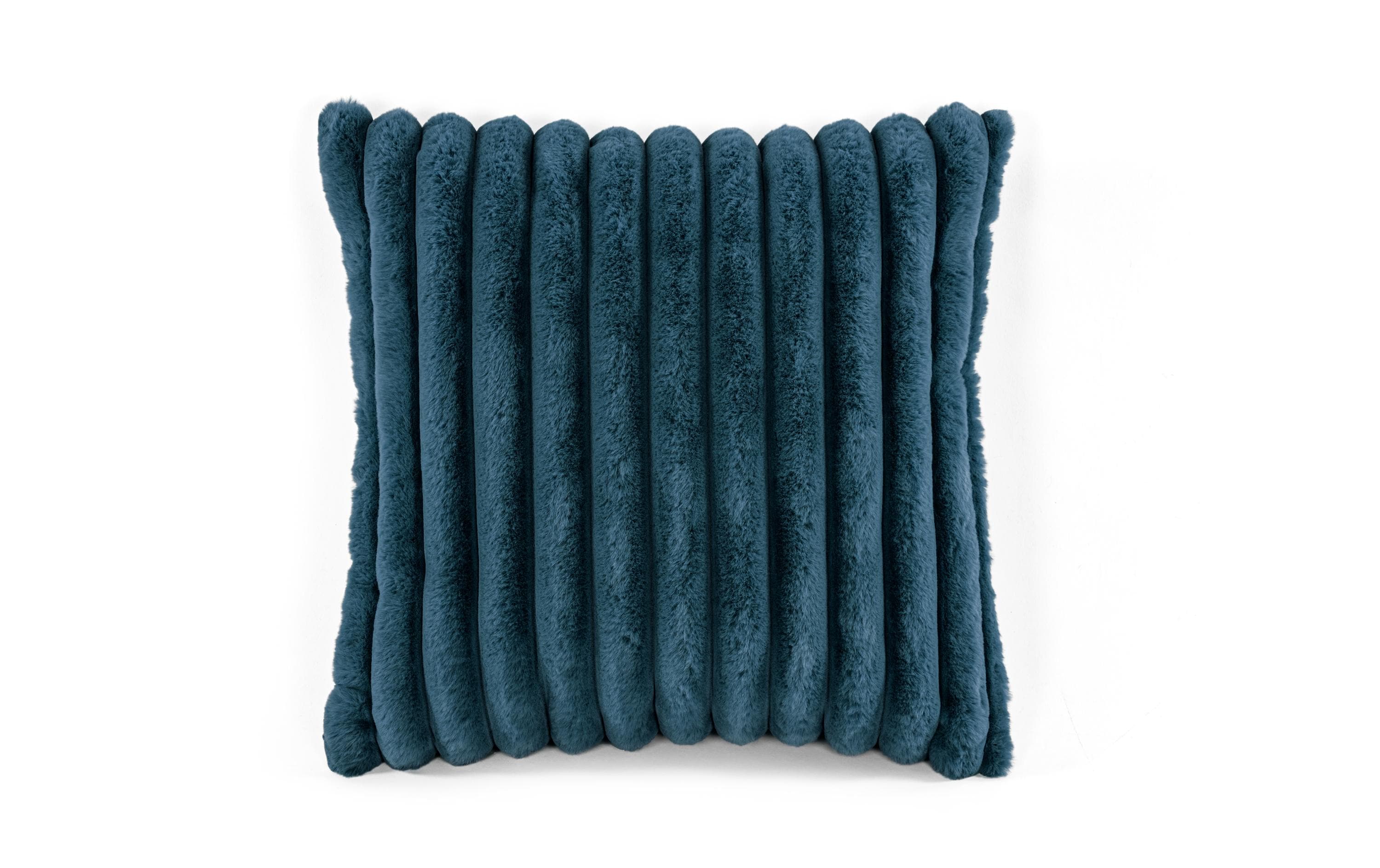 Tiseco Dekokissen Rabbit Stripe 45x45 cm blau, gefüllt
