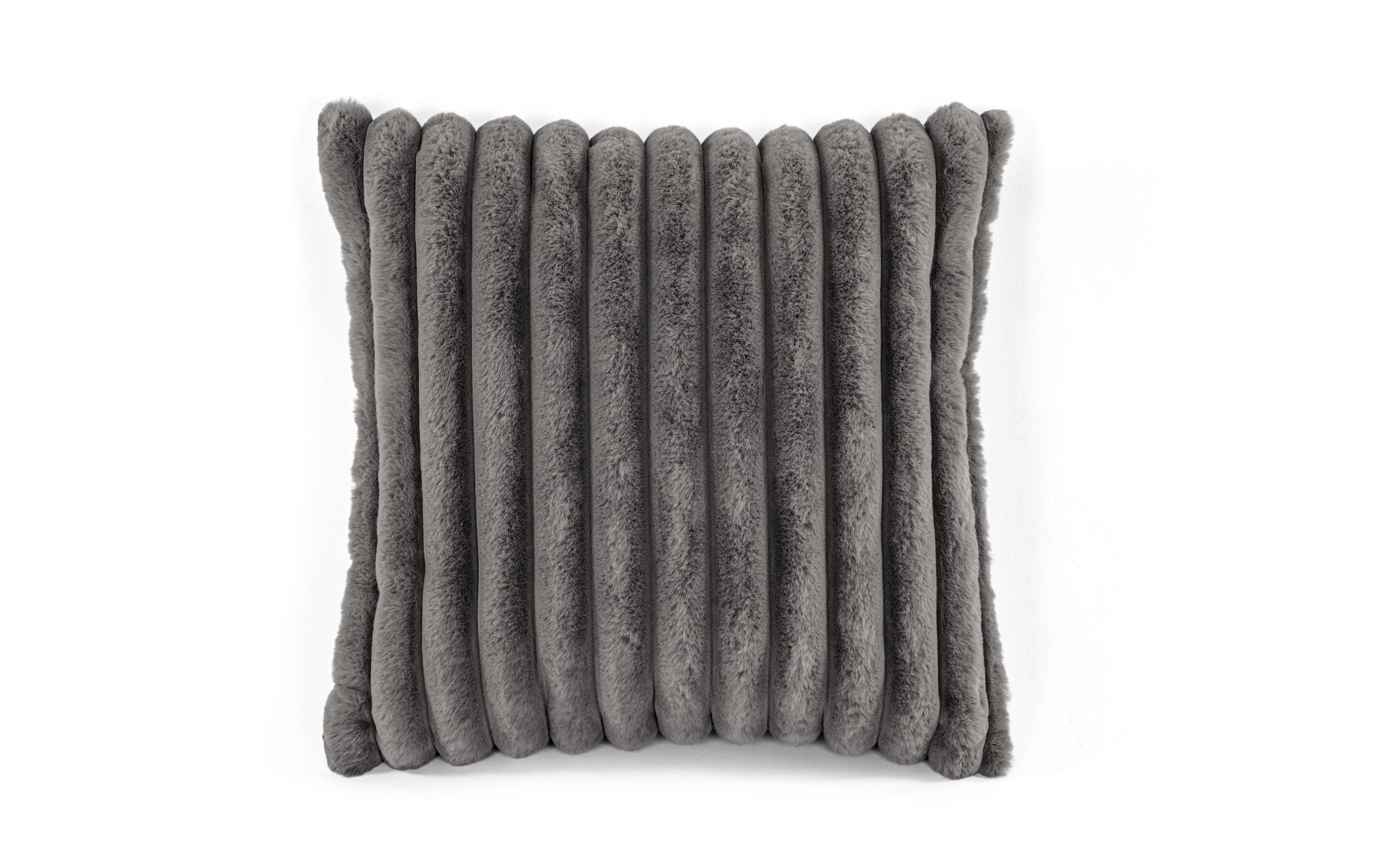 Tiseco Dekokissen Rabbit Stripe 45x45 cm grau, gefüllt