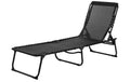 COCON Sonnenliege schwarz, 190x58x30cm