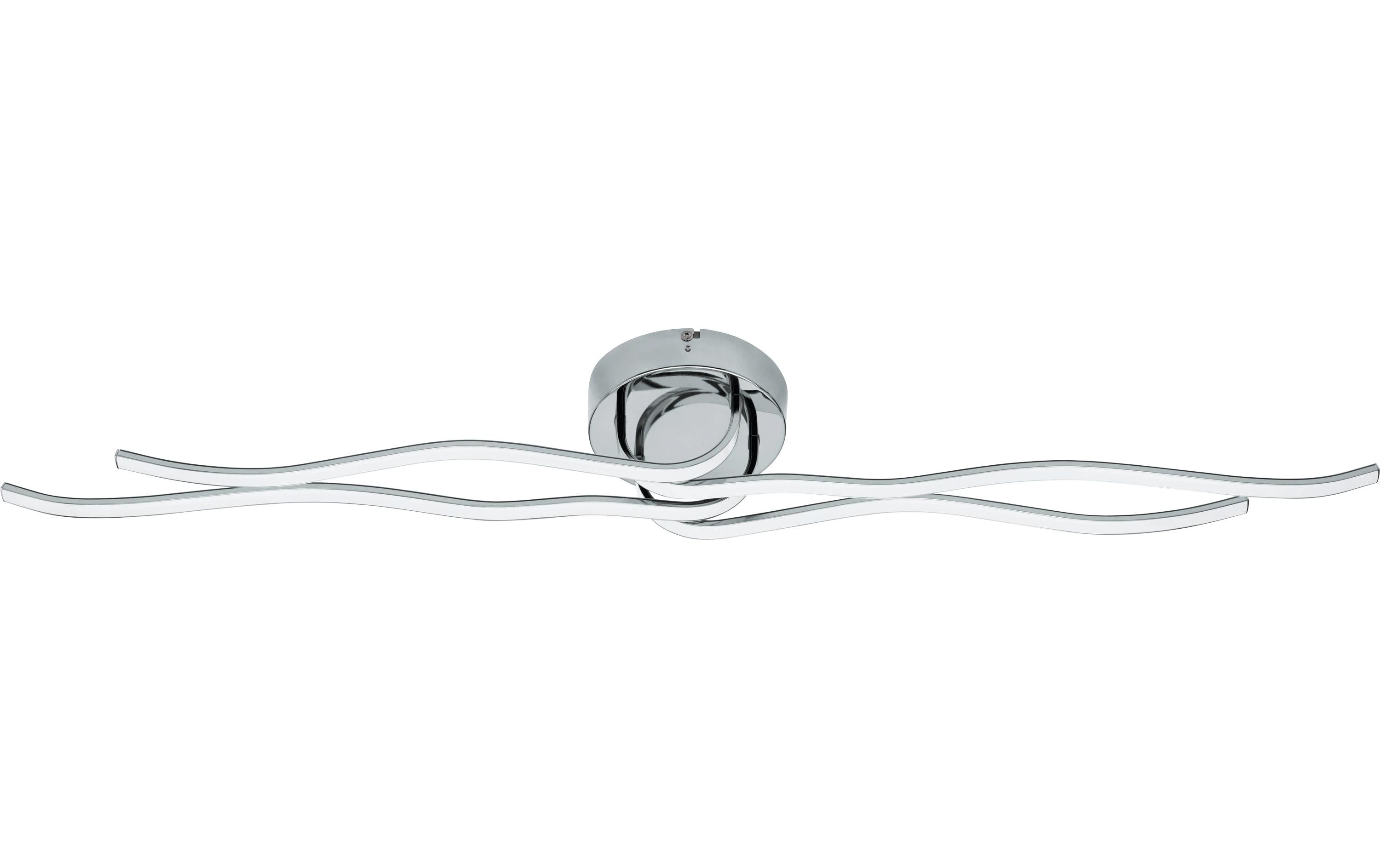 EGLO LED Wand-/Deckenleuchte RONCADE silber inkl. LED 37W 3000K