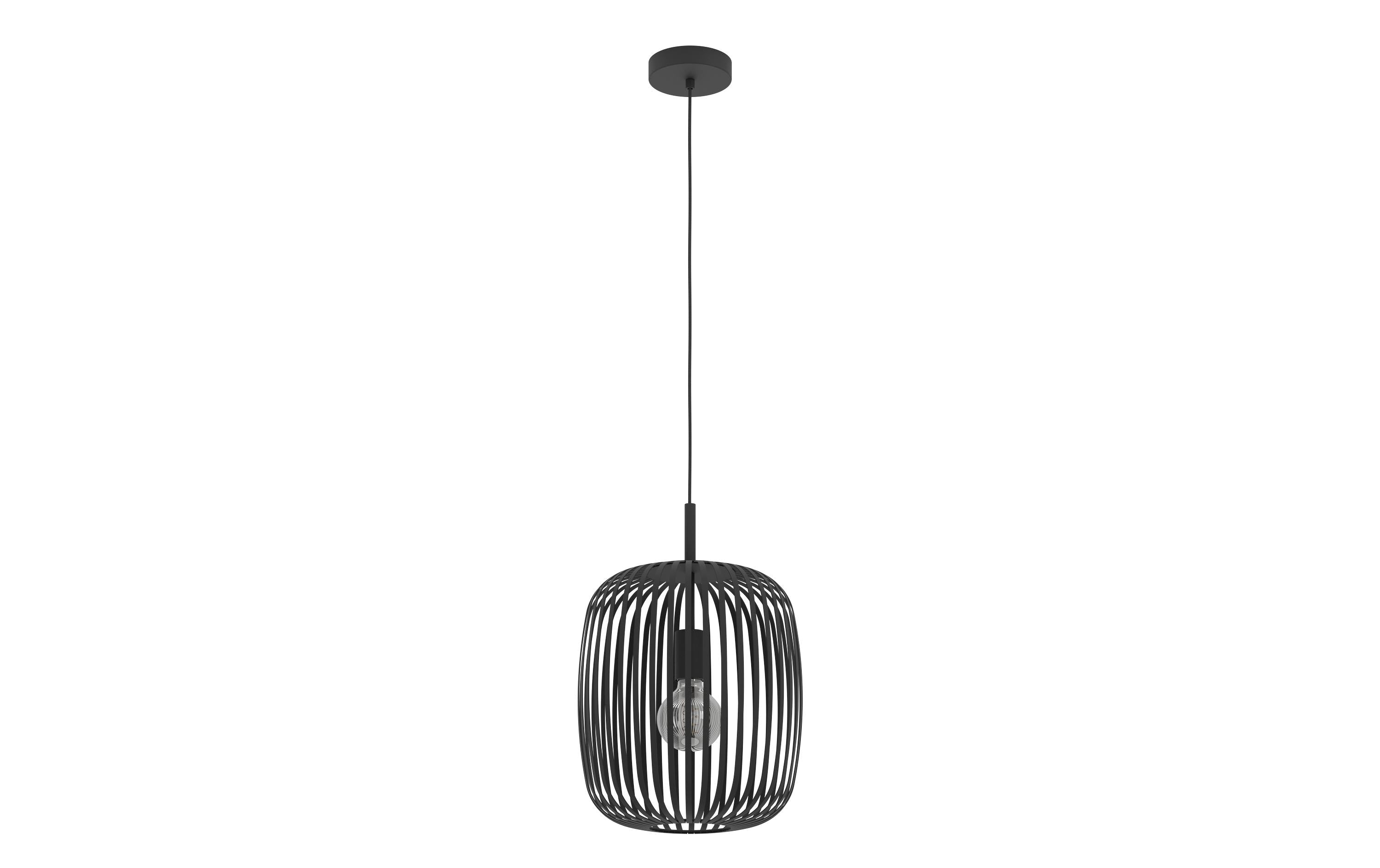 EGLO Zigbee Pendelleuchte ROMAZZINA schwarz exkl. E27 1x40W