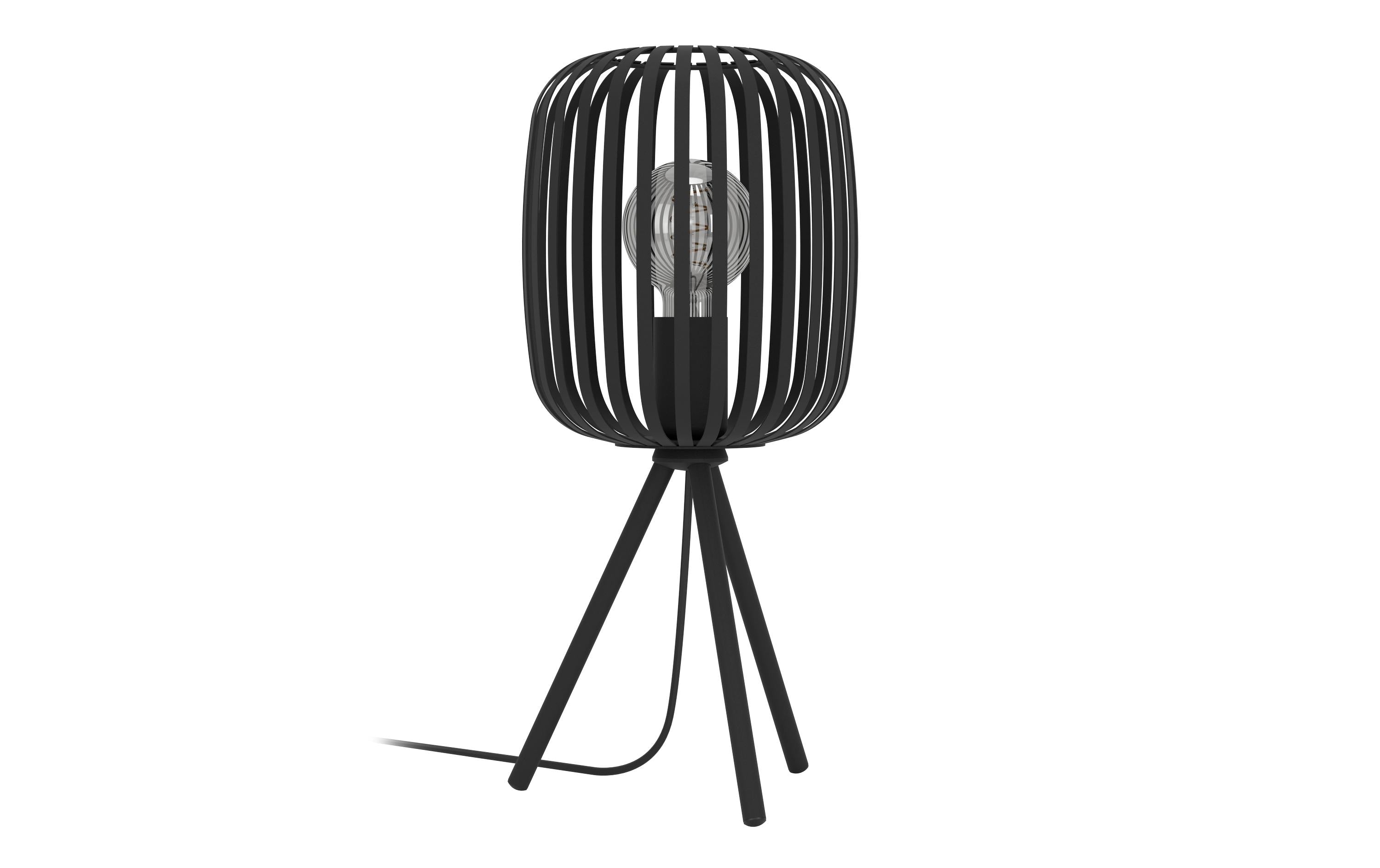 EGLO Zigbee Tischleuchte ROMAZZINA schwarz exkl. E27 1x40W