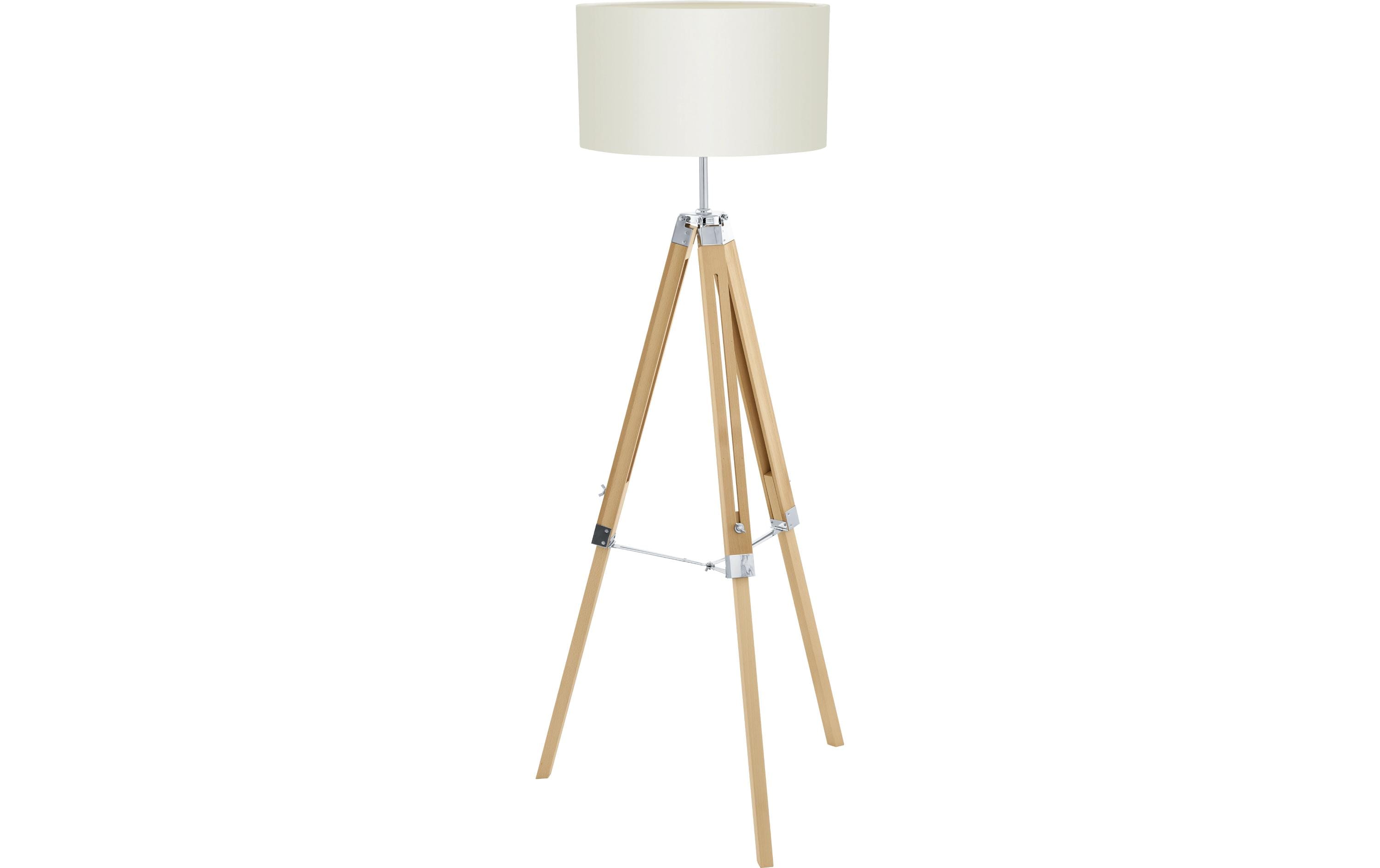 EGLO Stehleuchte LANTADA natur exkl. E27 1x60W