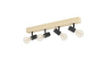 EGLO Spot TOWNSHEND 3 braun, schwarz exkl. E27 4x60W