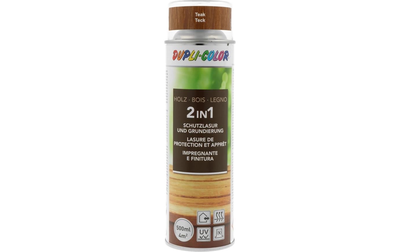 DUPLI-COLOR Holzschutzlasur Teak 500 ML