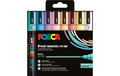 Uni POSCA Marker PC5M SET8 Softcolor Rundspitze 1.8-2.5 mm, 8er Set