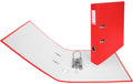 Biella Ordner Plasticolor A4 4 cm Mit Strong-Mechanik, Farbe: Rot
