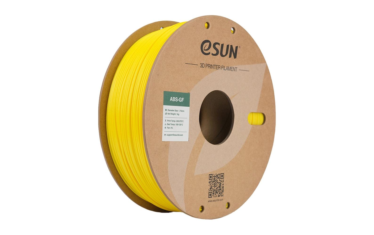 Esun Filament ABS GF Gelb 1.75mm, 1kg,