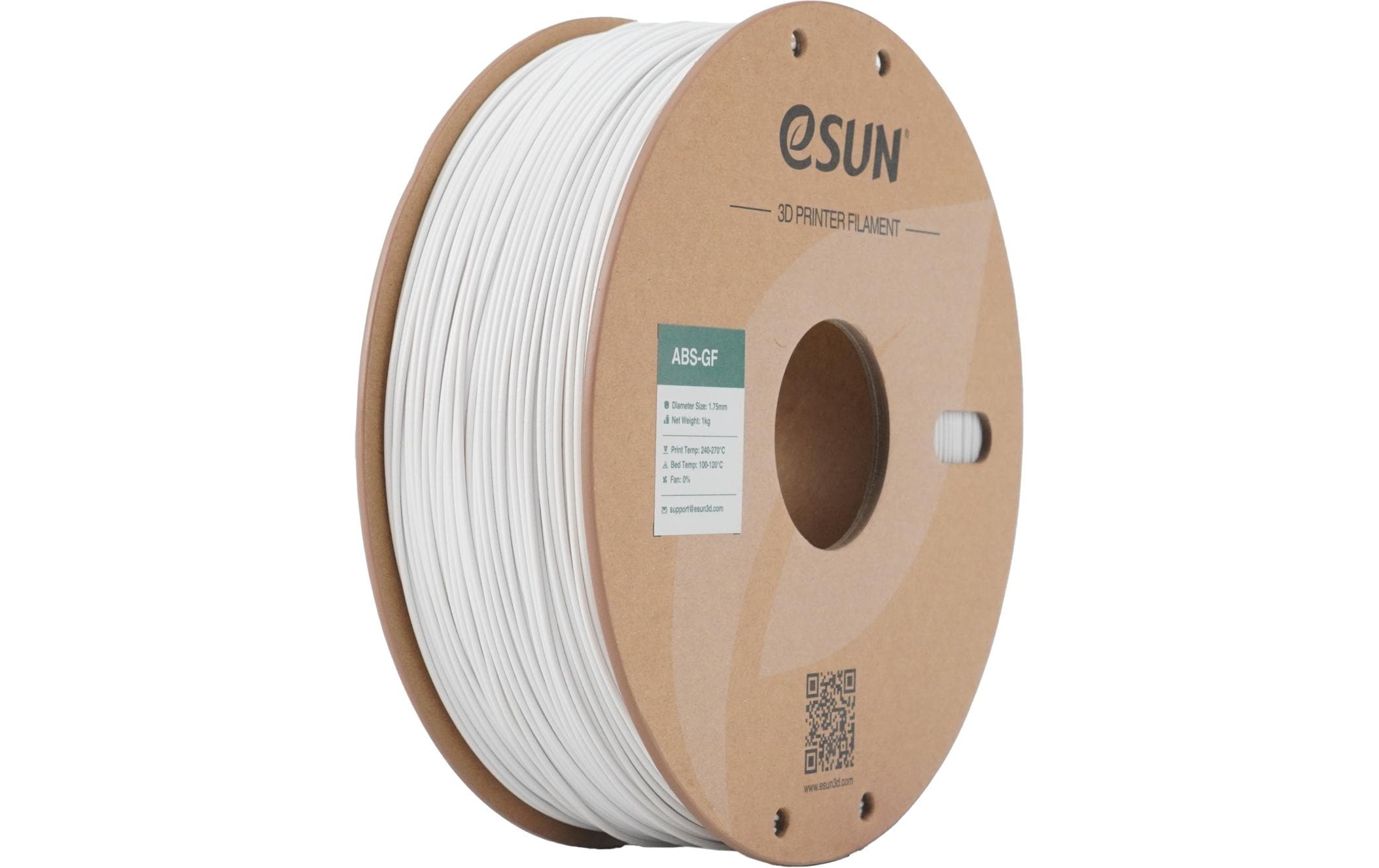 Esun Filament ABS GF Weiss 1.75mm, 1kg,