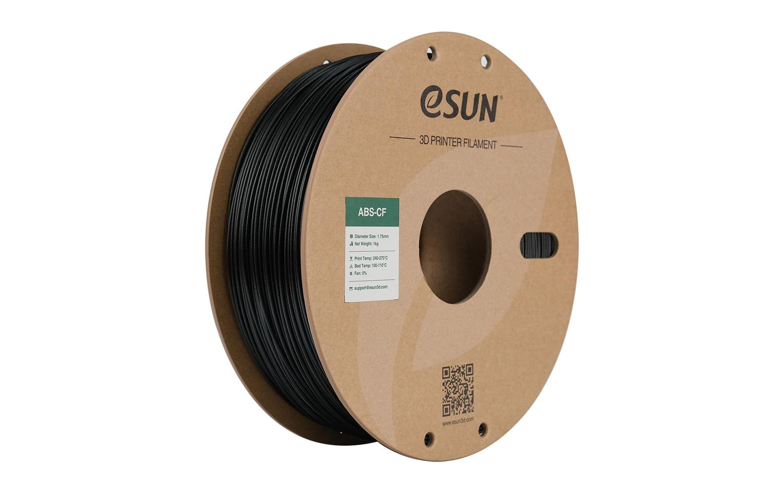 Esun Filament ABS CF Schwarz 1.75mm, 1kg,