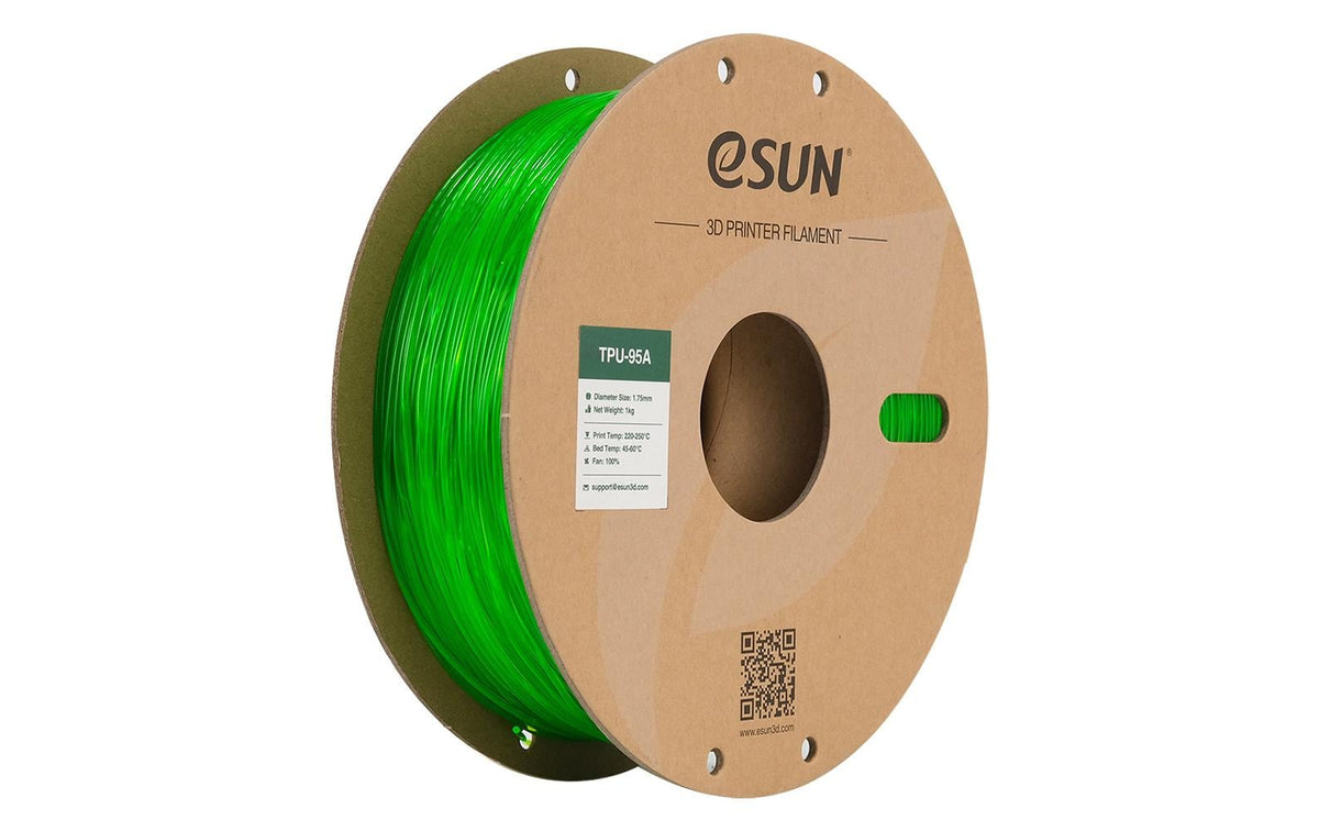 eSun, Filament TPU-95A Grün 1.75 mm 1 kg 1.75mm, 1kg,