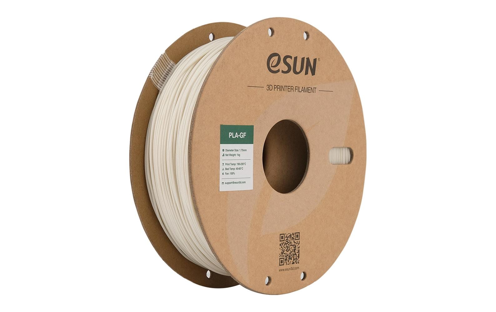 Esun Filament PLA GF Weiss 1.75mm, 1kg,