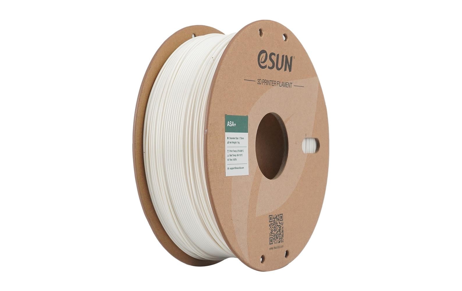 Esun Filament ASA+ Weiss 1.75mm, 1kg,