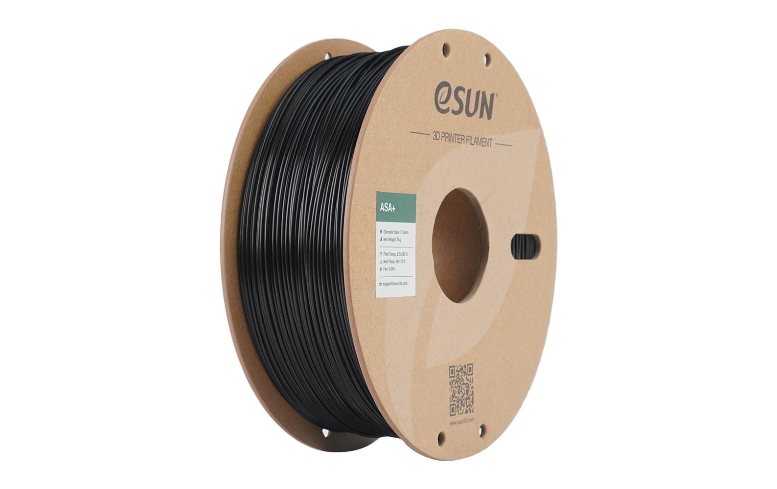 Esun Filament ASA+ Schwarz 1.75mm, 1kg,