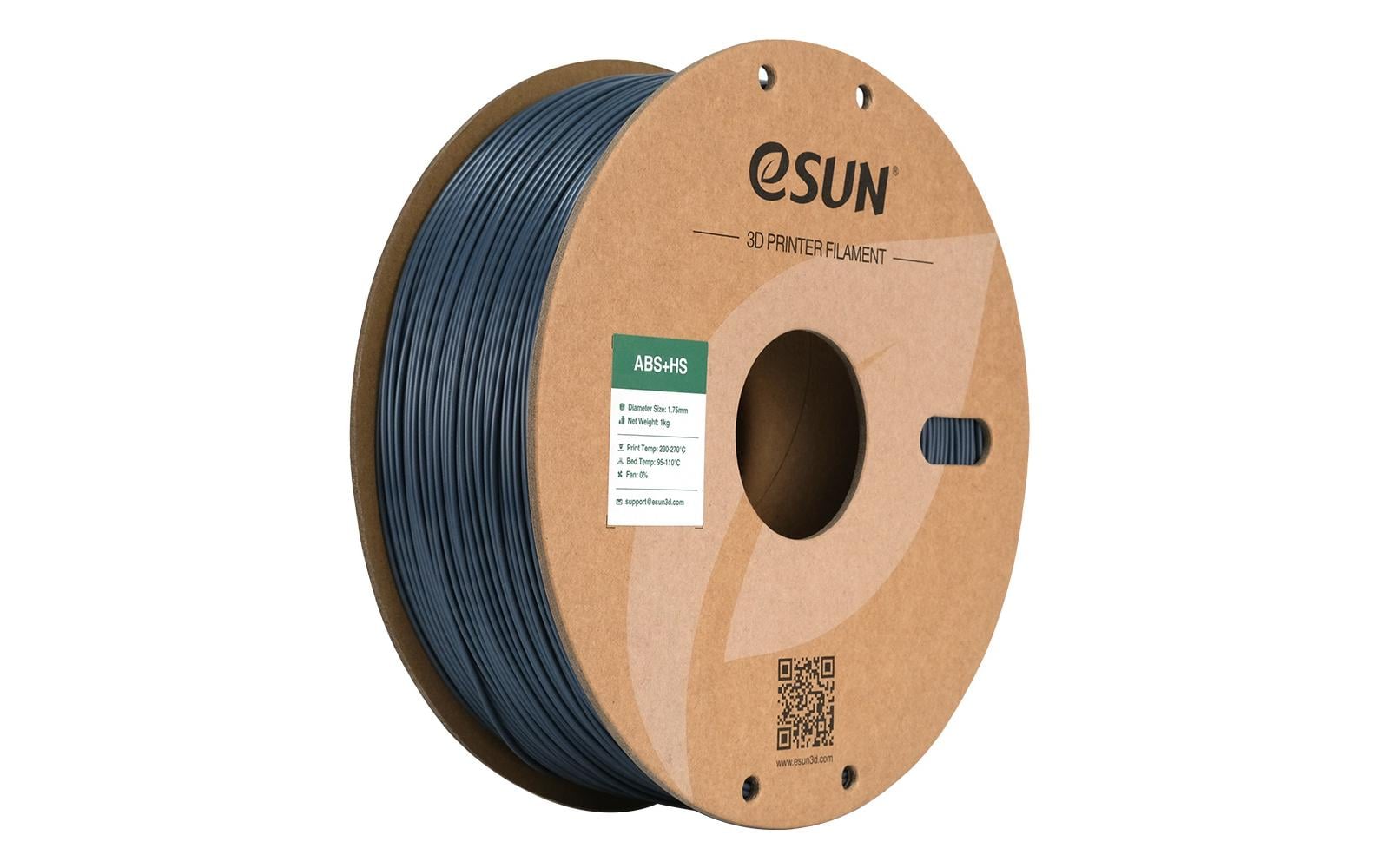 Esun Filament ABS+ HS Grau 1.75mm, 1kg,