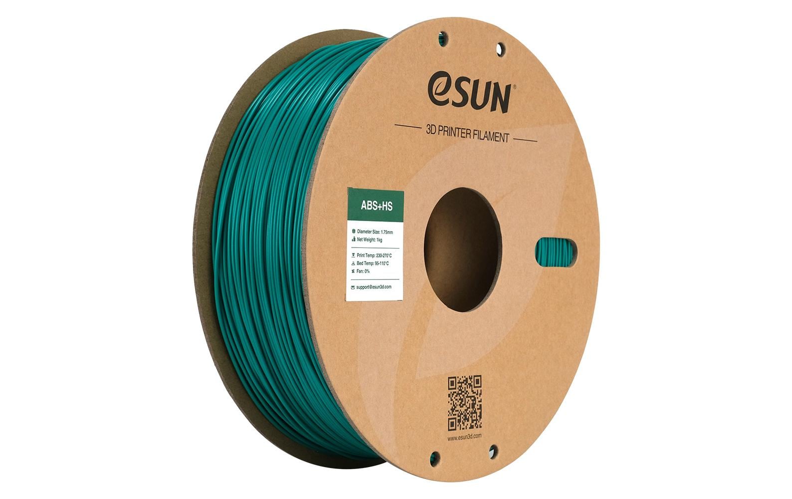 Esun Filament ABS+ HS Grün 1.75mm, 1kg,