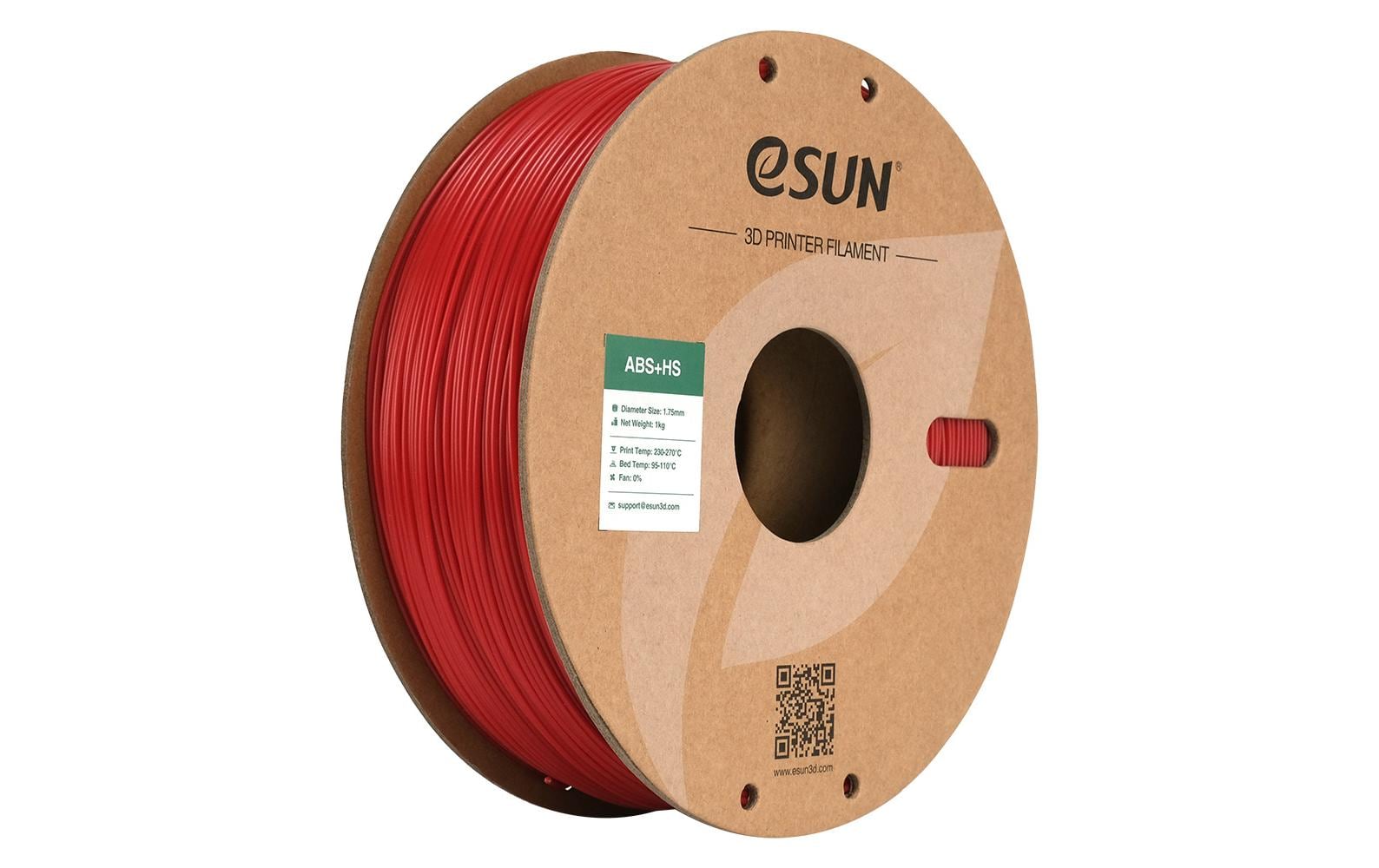 Esun Filament ABS+ HS  Feuerrot 1.75mm, 1kg,