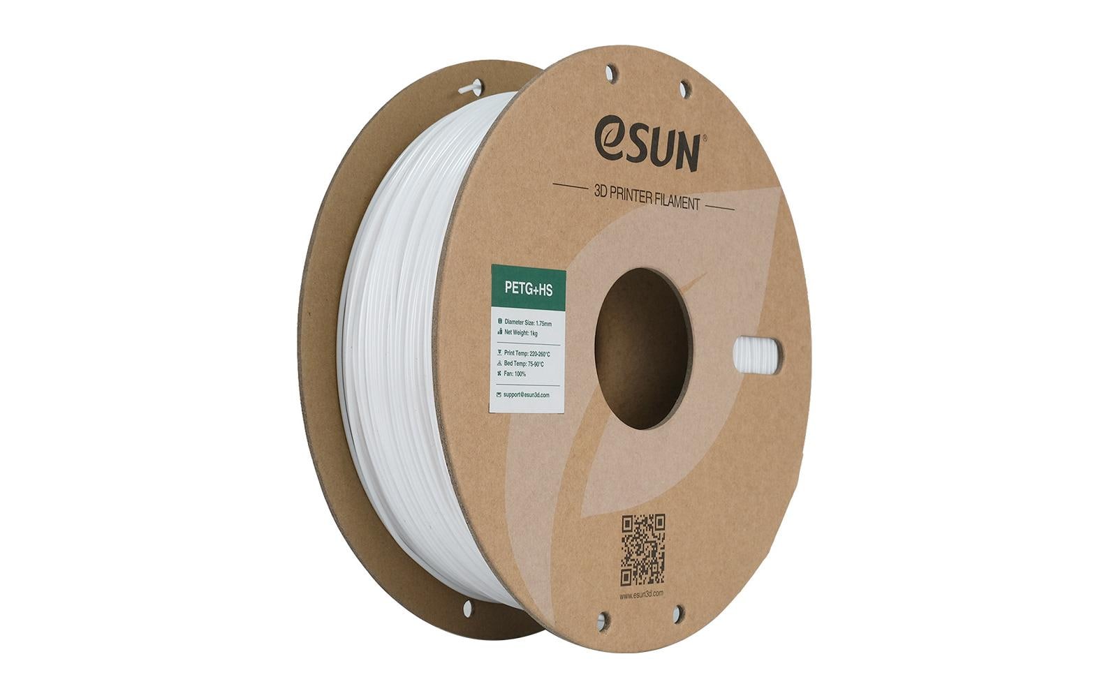 Esun Filament PETG+ HS  Weiss 1.75mm, 1kg,