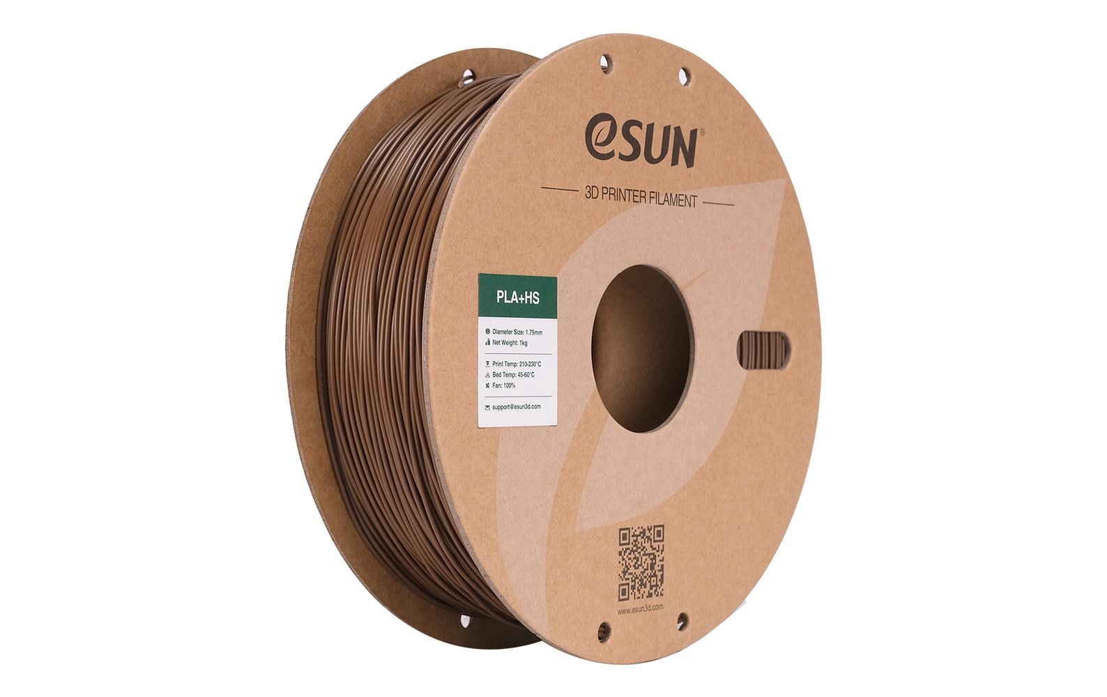 Esun Filament PLA+ HS Braun 1.75mm, 1kg,