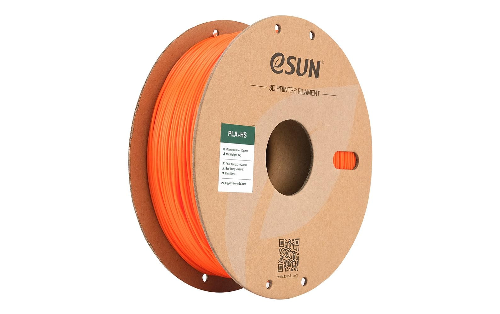 Esun Filament PLA+ HS Orange 1.75mm, 1kg,