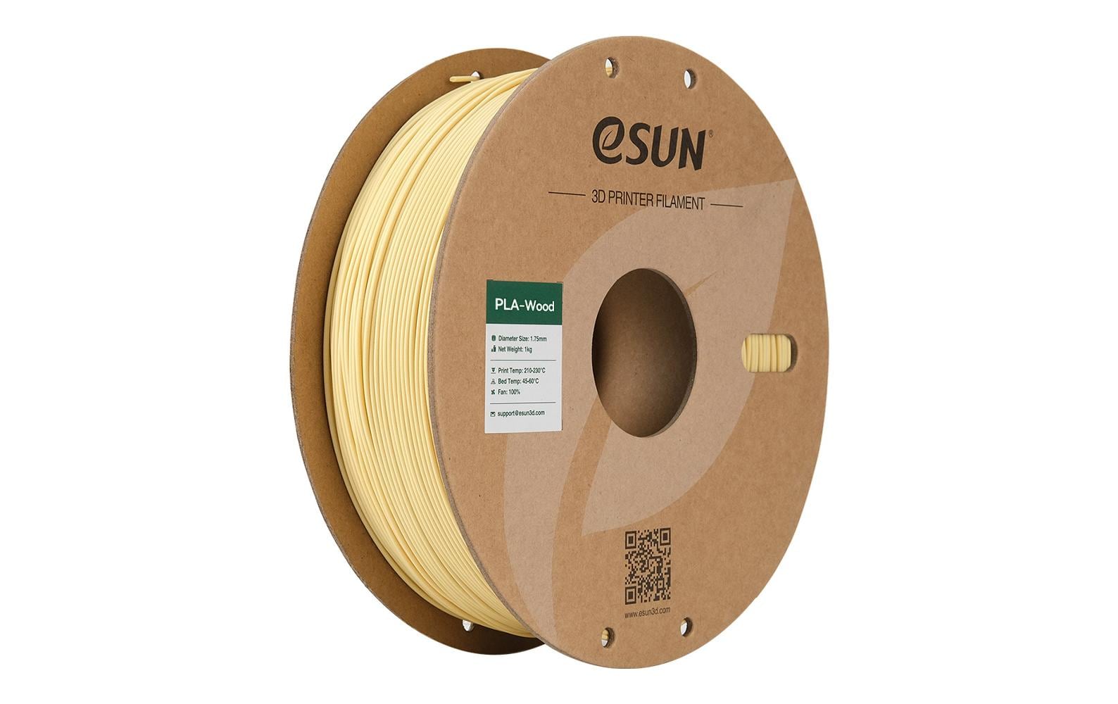 Esun Filament PLA+ Holz  Gold 1.75mm, 1kg,