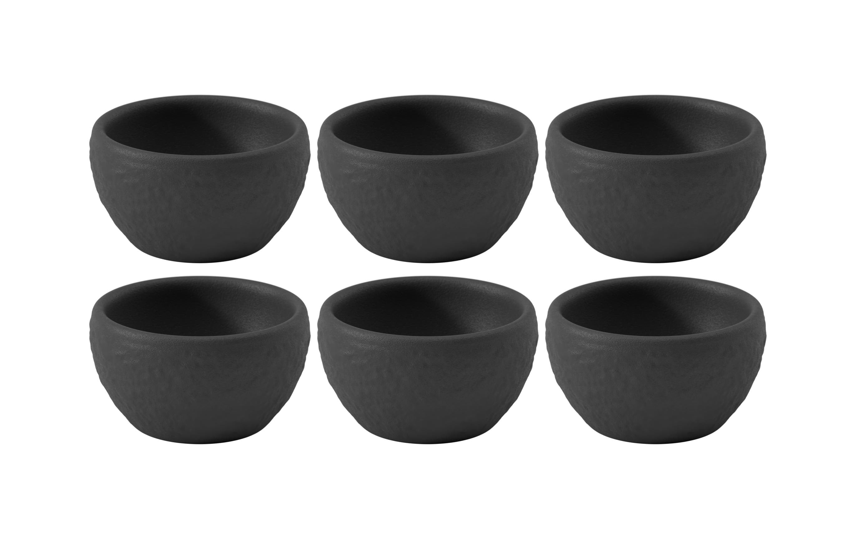 Villeroy & Boch Manuf. Rock Eierbecher 6 Stk. Schwarz