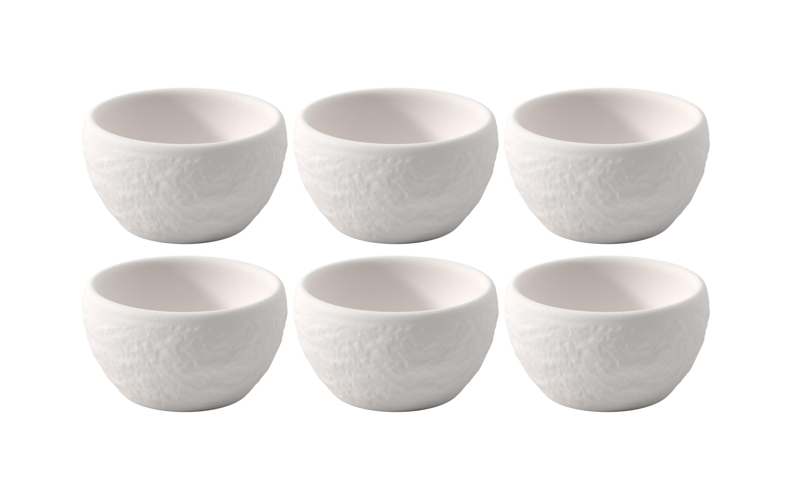 Villeroy & Boch Manuf. Rock Eierbecher 6 Stk. Weiss