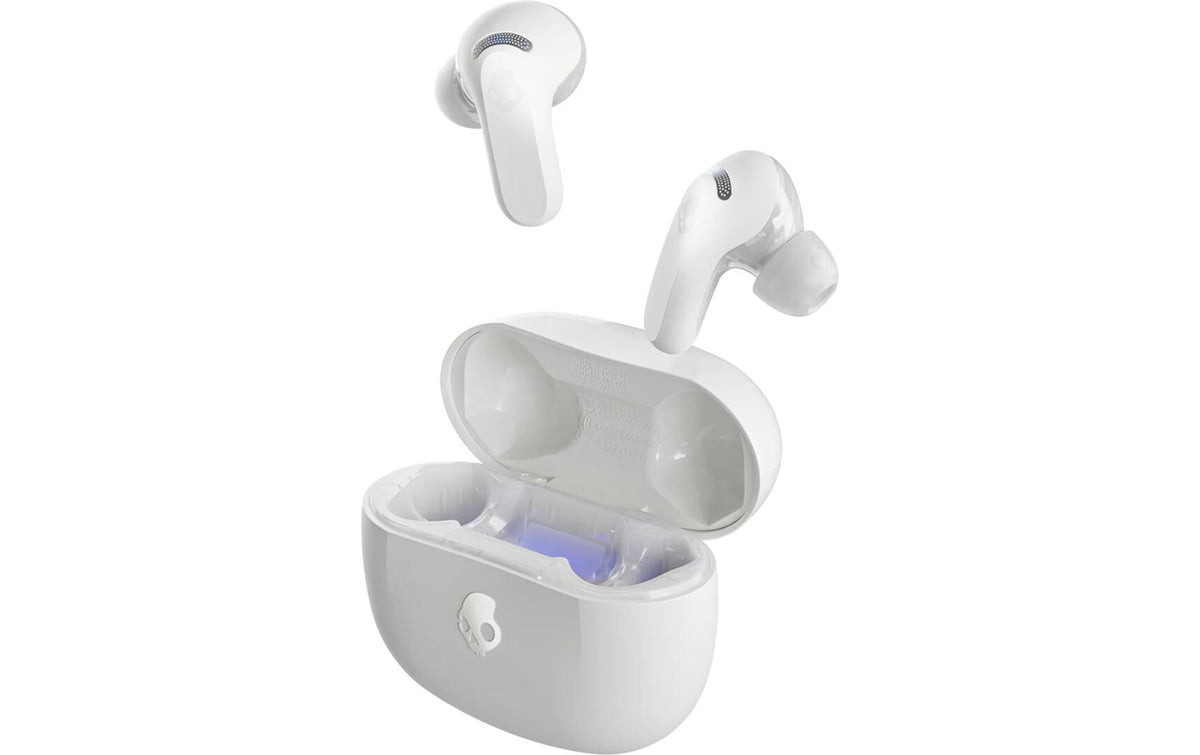 Skullcandy Rail ANC, TW In-Ear Kopfh., IPX4 Weiss, bis 38 Stunden Gesamtlaufzeit