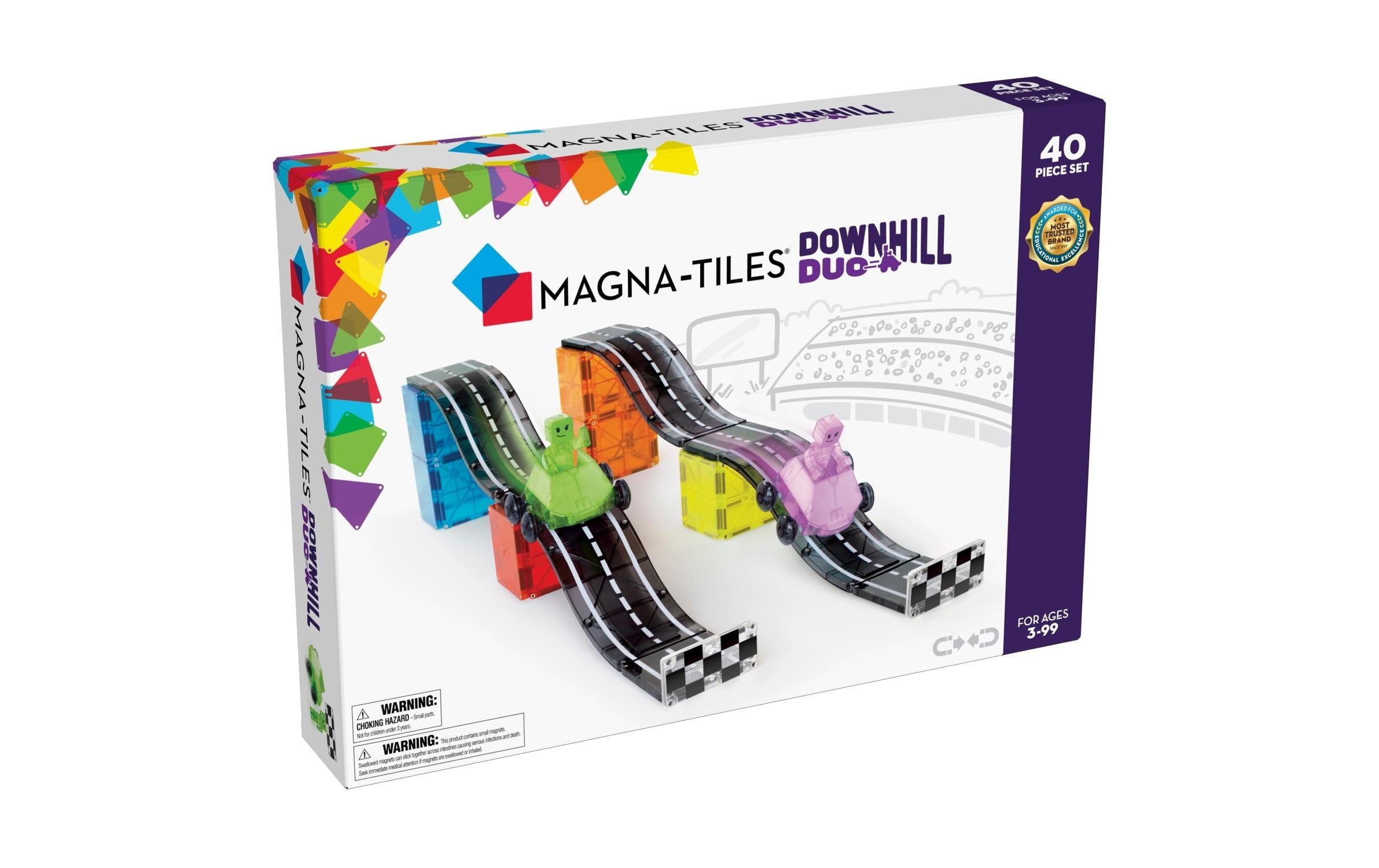 Magna-Tiles Downhill Duo Set 40-teilig
